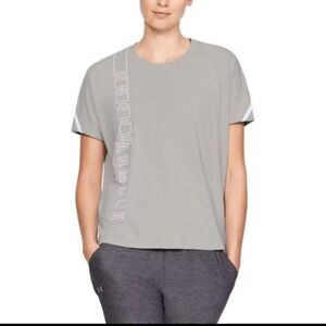 Under Armour Women's Lighter Longer Loose Fit Athleisure Athletic Gym Tee Sh…